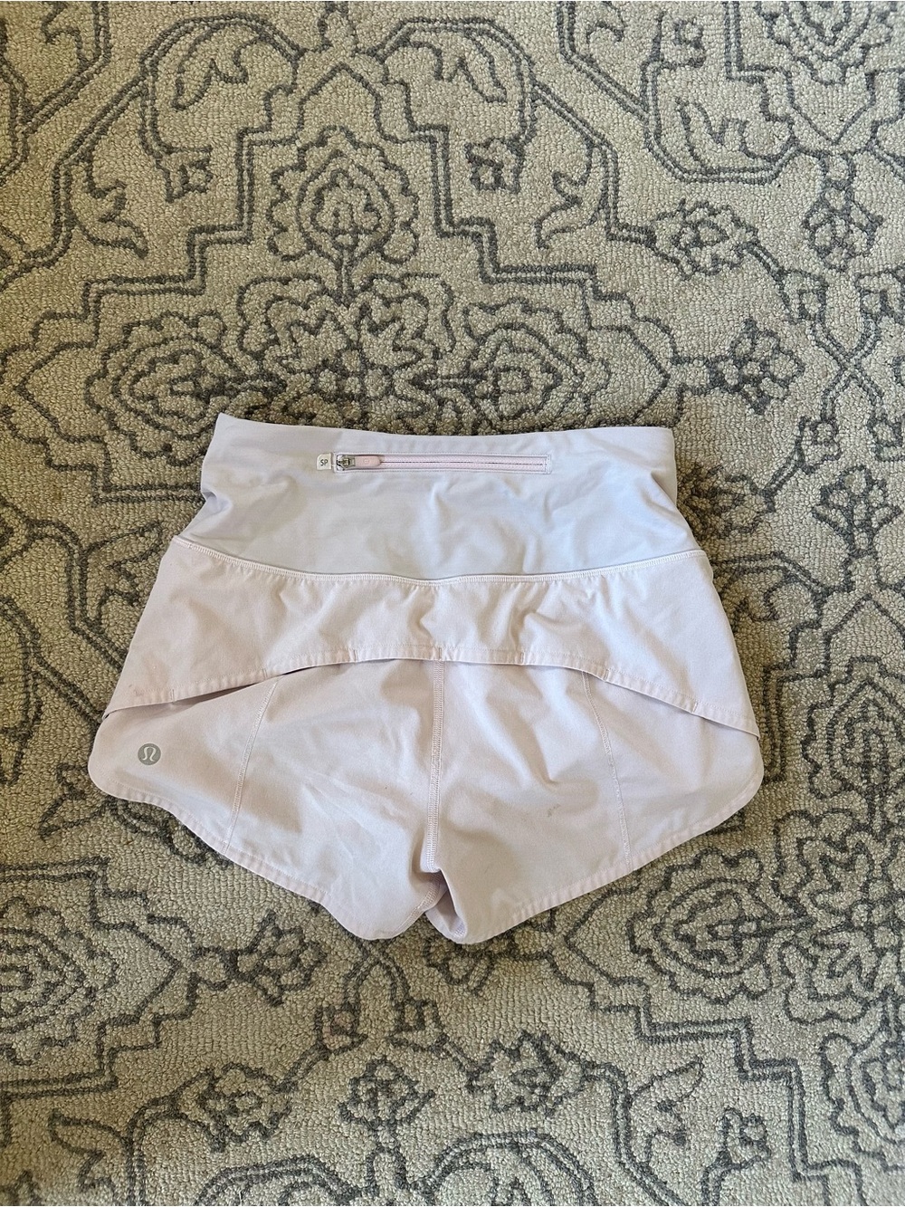 lululemon athletica Pale Pink Athletic Skort Shorts